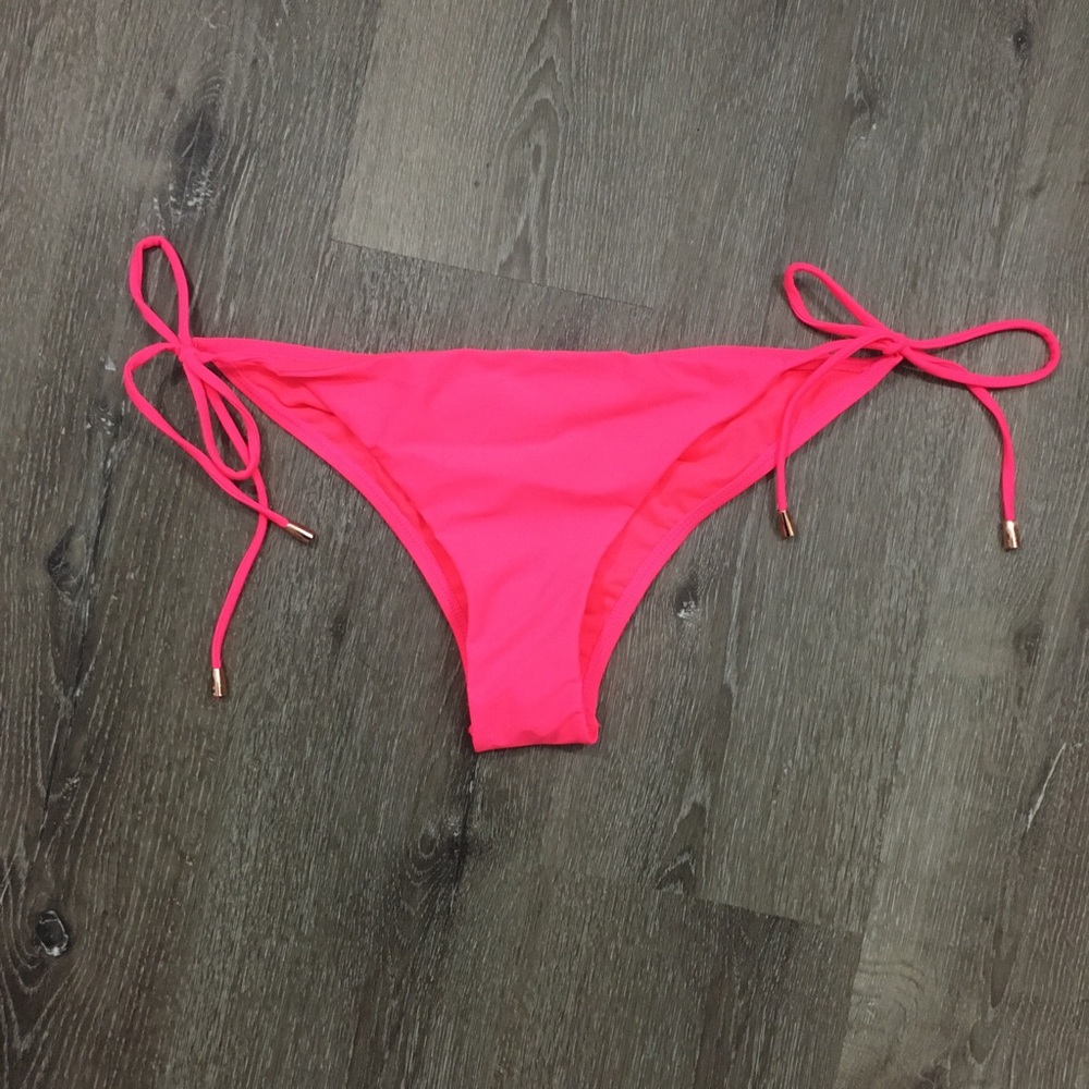 Rachel Roy hot pink string bikini bottom